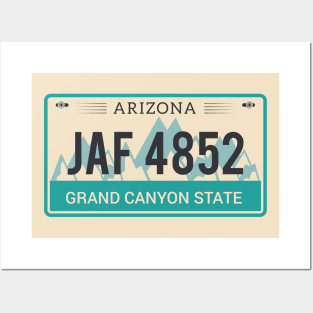 Arizona License Plate Posters and Art